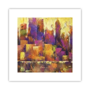 Plakát - Metropolitní kompozice - 30x30 cm