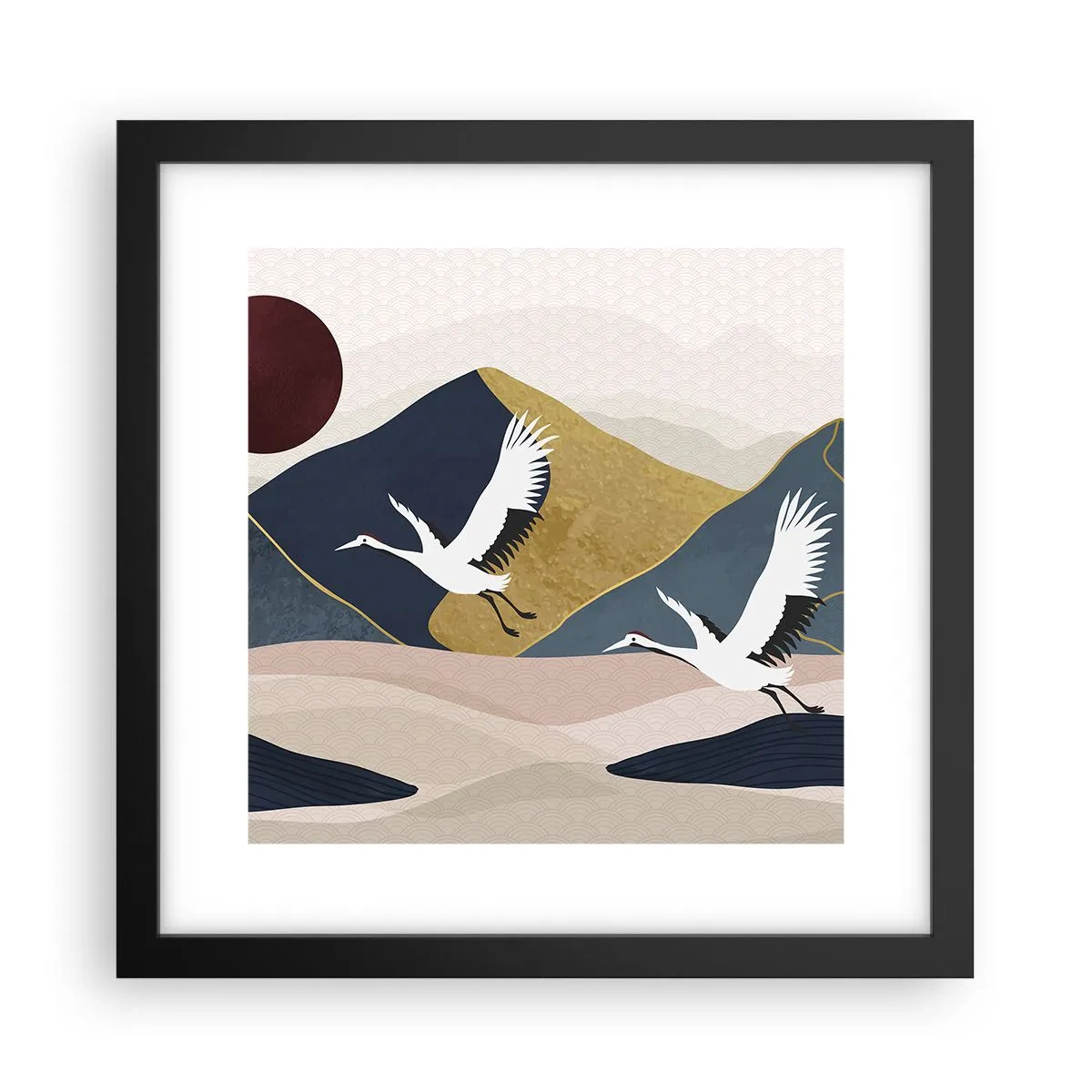 Plakát v černém rámu - Opět uběhl další den - 30x30 cm