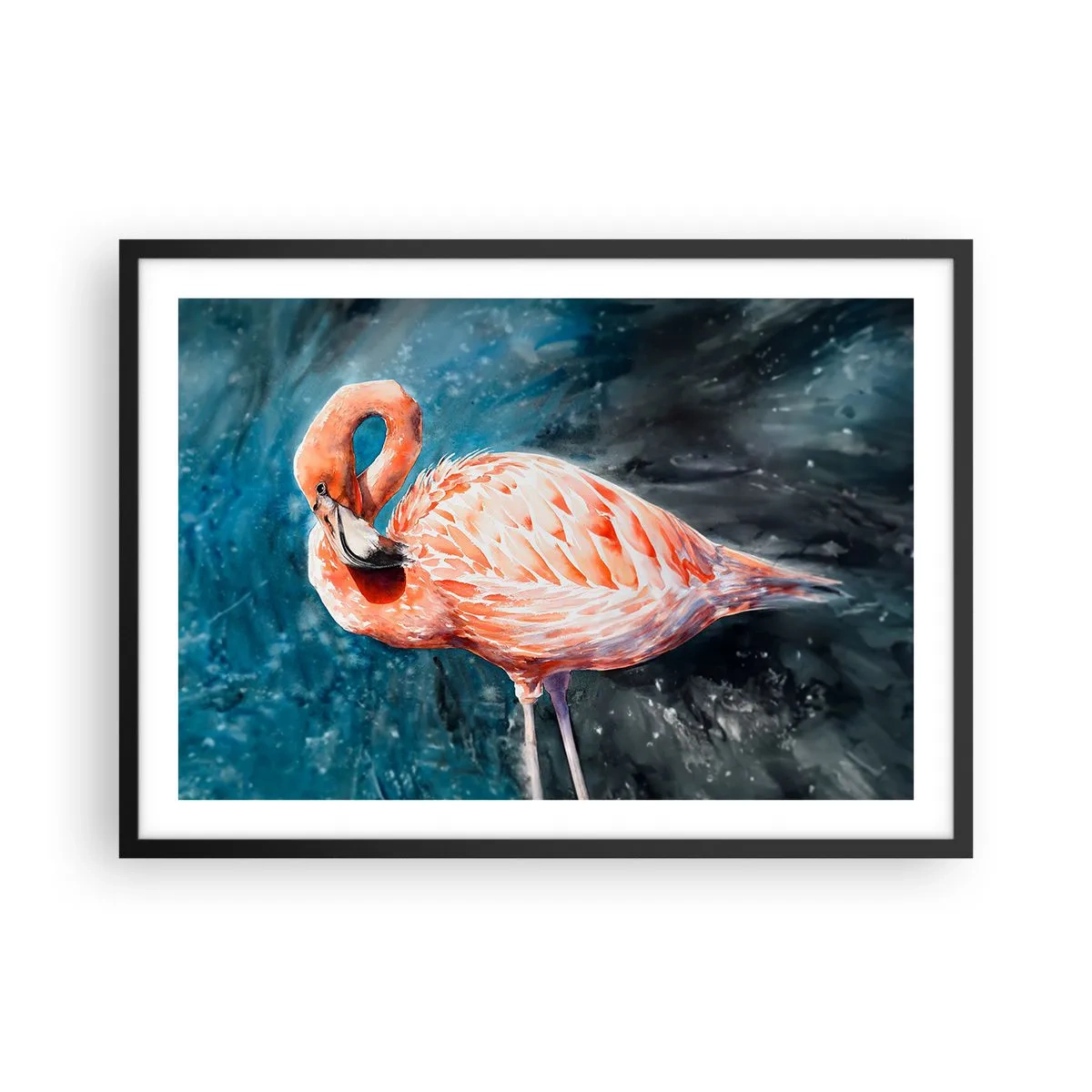Plakát v černém rámu - Dekorativní od přírody - 70x50 cm