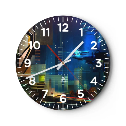 Nástěnné hodiny - V blízké budoucnosti - 30x30 cm