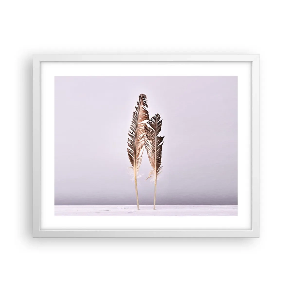 Plakát v bílém rámu - Proti nicotě - 50x40 cm