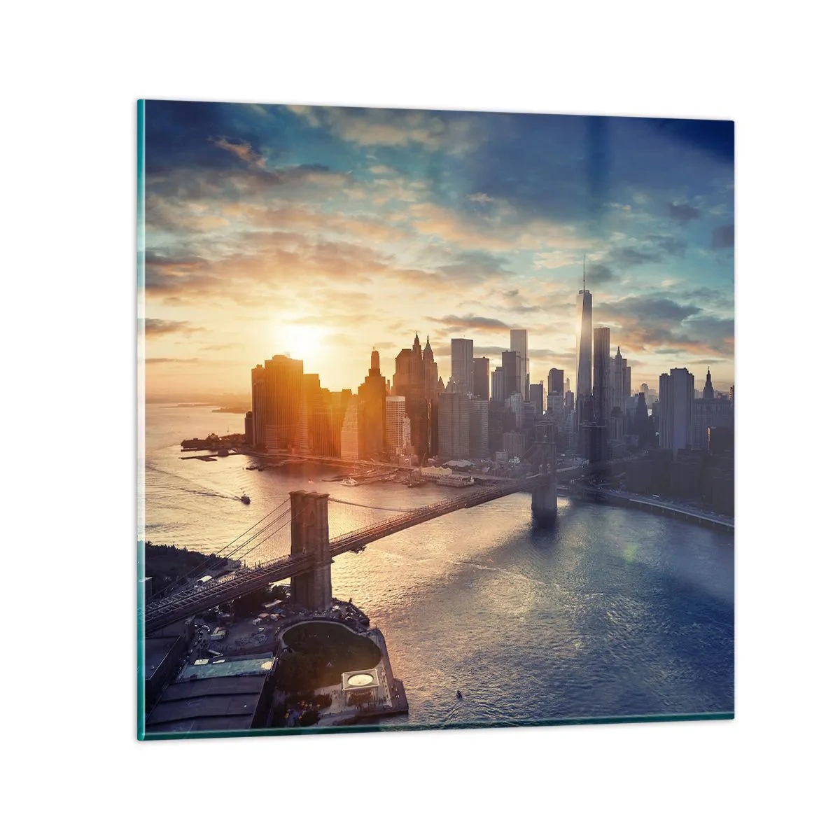 Obraz na skle - Pomník kultury Západu - 60x60 cm