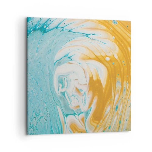 Obraz na plátně - Pastelový vír - 60x60 cm