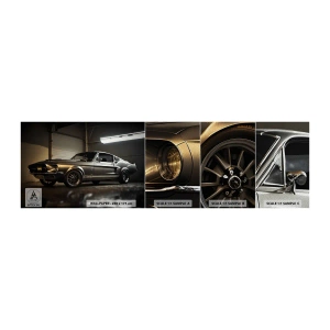 Vzor Fototapety Premium Sand - Návrat do minulosti - Sportovní auto, Retro, Klasický - 100x30 cm