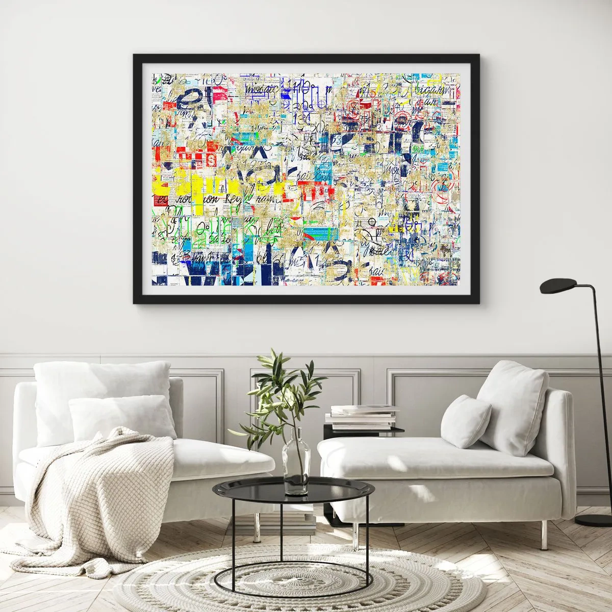 Plakát v černém rámu - Prostě potěší oči - 100x70 cm