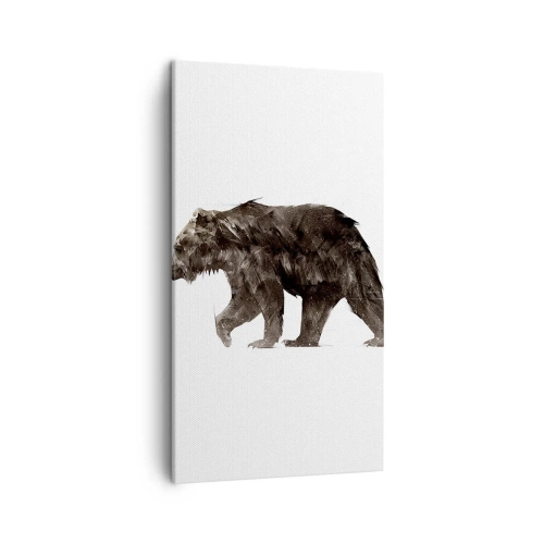 Obraz na plátně - Vždy nosím opravdový kožich! - 45x80 cm