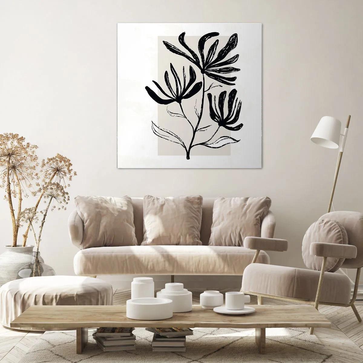 Obraz na plátně - Náčrtek pro herbář - 60x60 cm