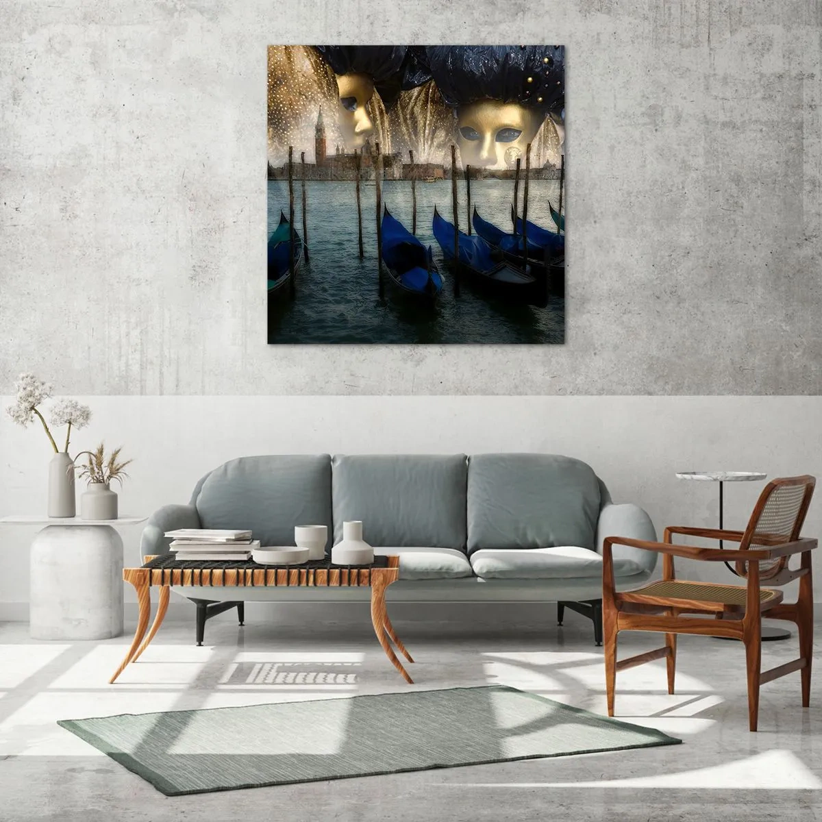 Obraz na skle - Je čas začít karneval - 40x40 cm