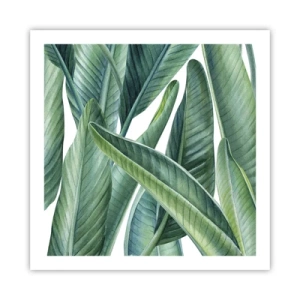 Plakát - Prostě zelená - 60x60 cm