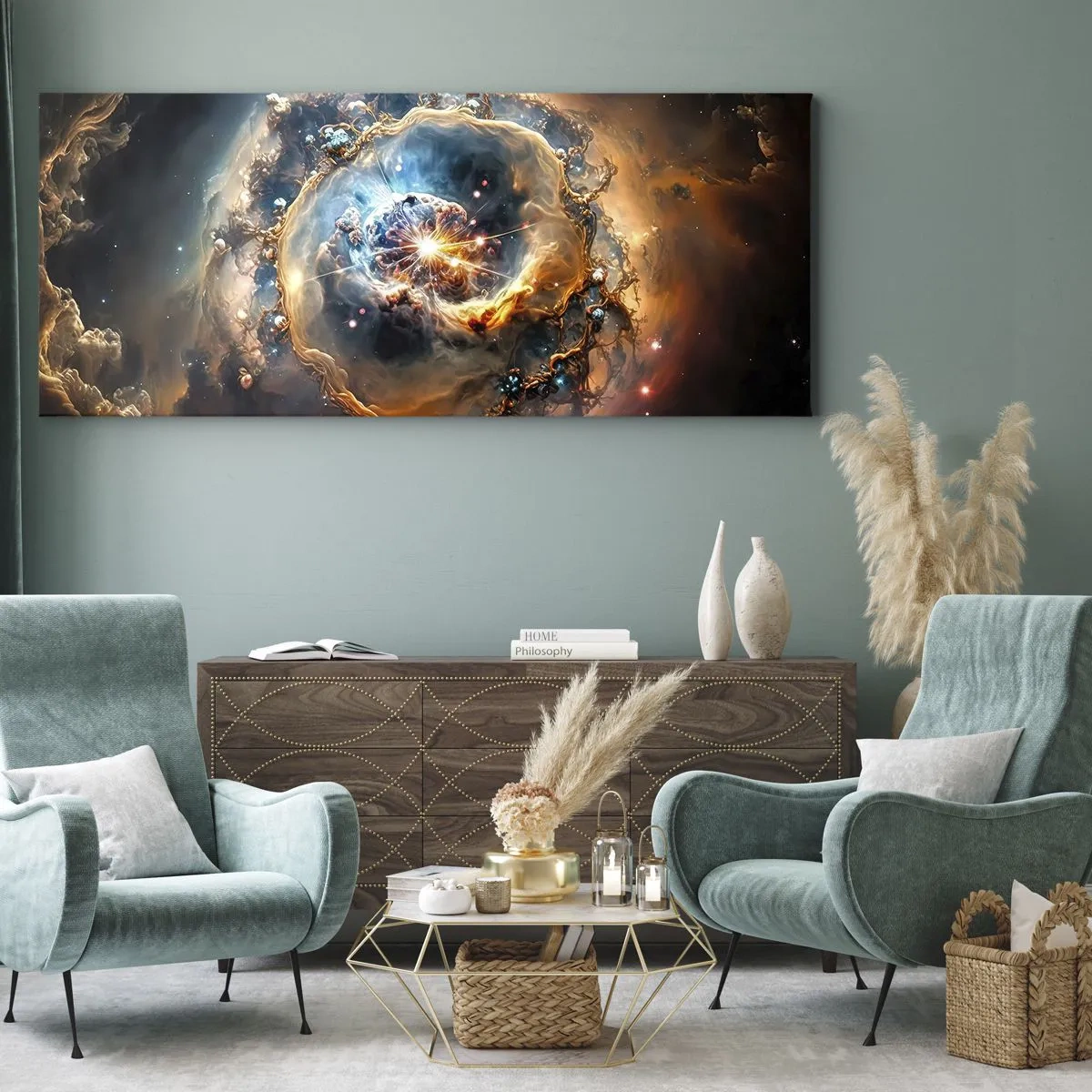 Obraz na plátně - Začátek - 100x40 cm
