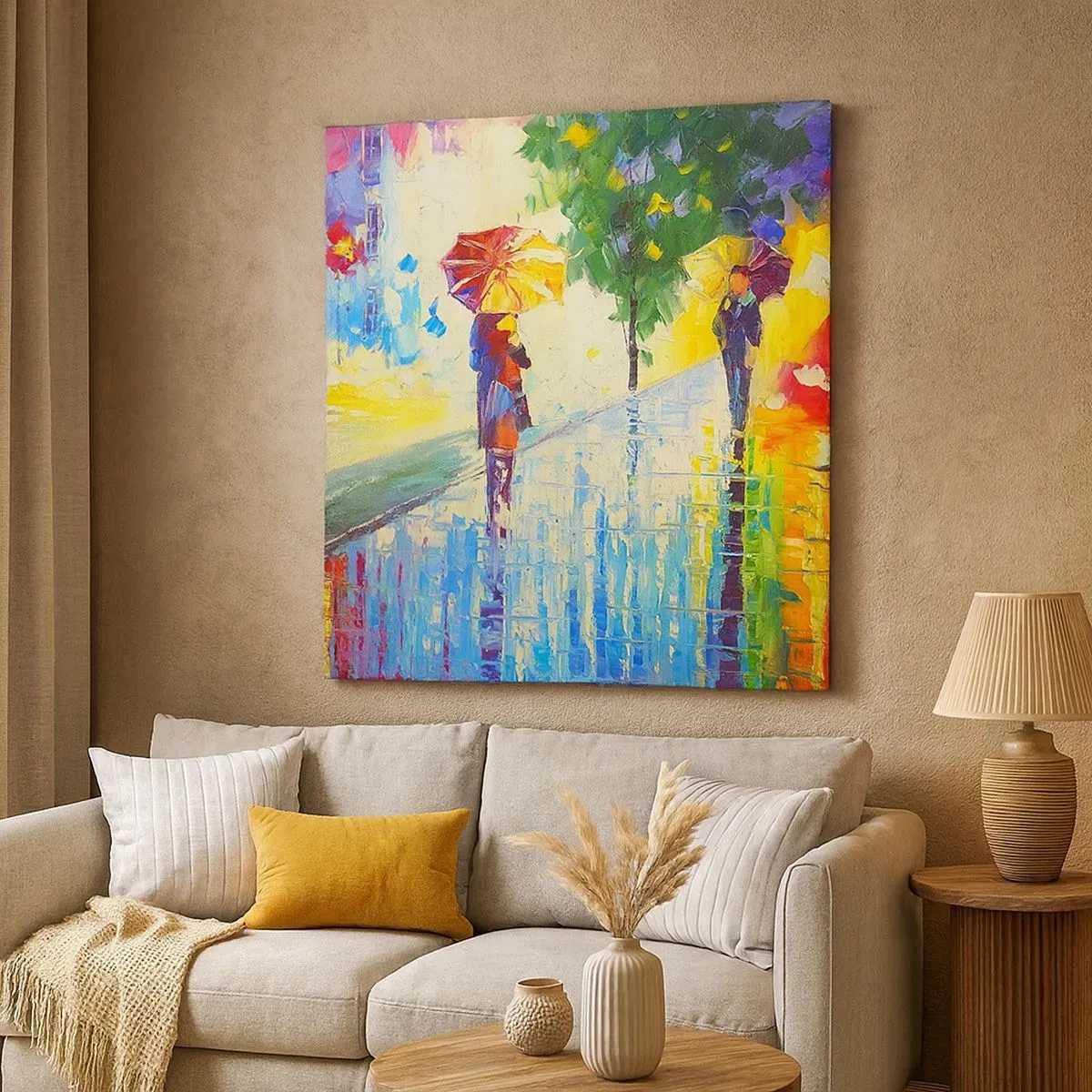 Obraz na plátně - A všechno je jasné - 30x30 cm