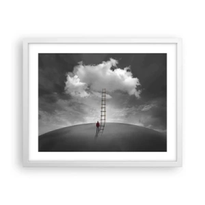 Plakát v bílém rámu - Všechno je možné - 50x40 cm