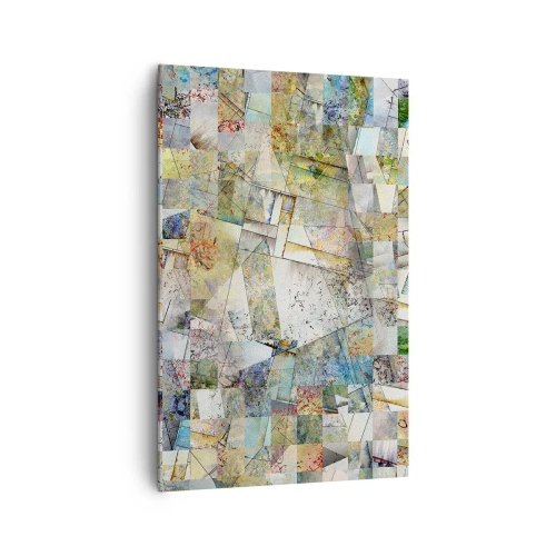 Obraz na plátně - Geometrické přeskupení - 80x120 cm