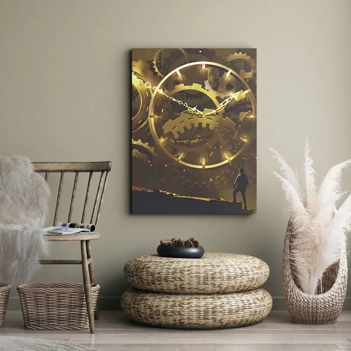 Obraz na plátně - U zdroje času - 55x100 cm