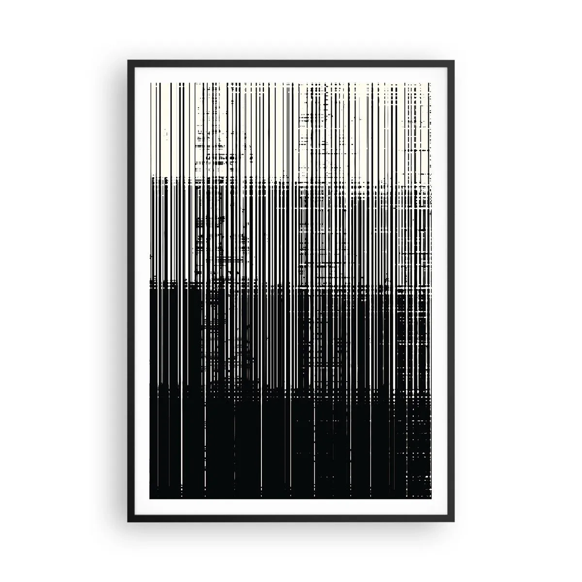 Plakát v černém rámu - Vlny a vibrace - 70x100 cm