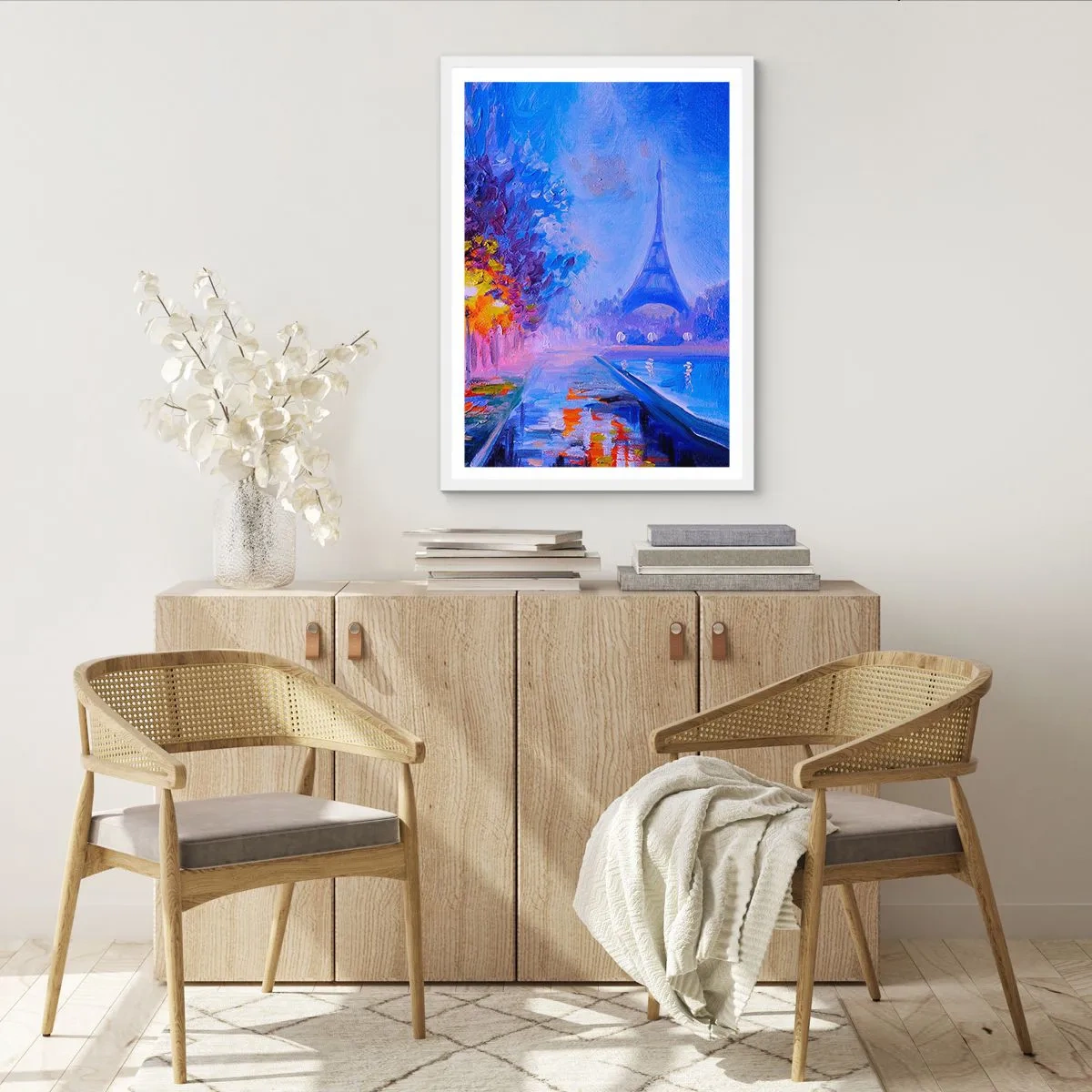 Plakát v bílém rámu - Procházka snů - 70x100 cm