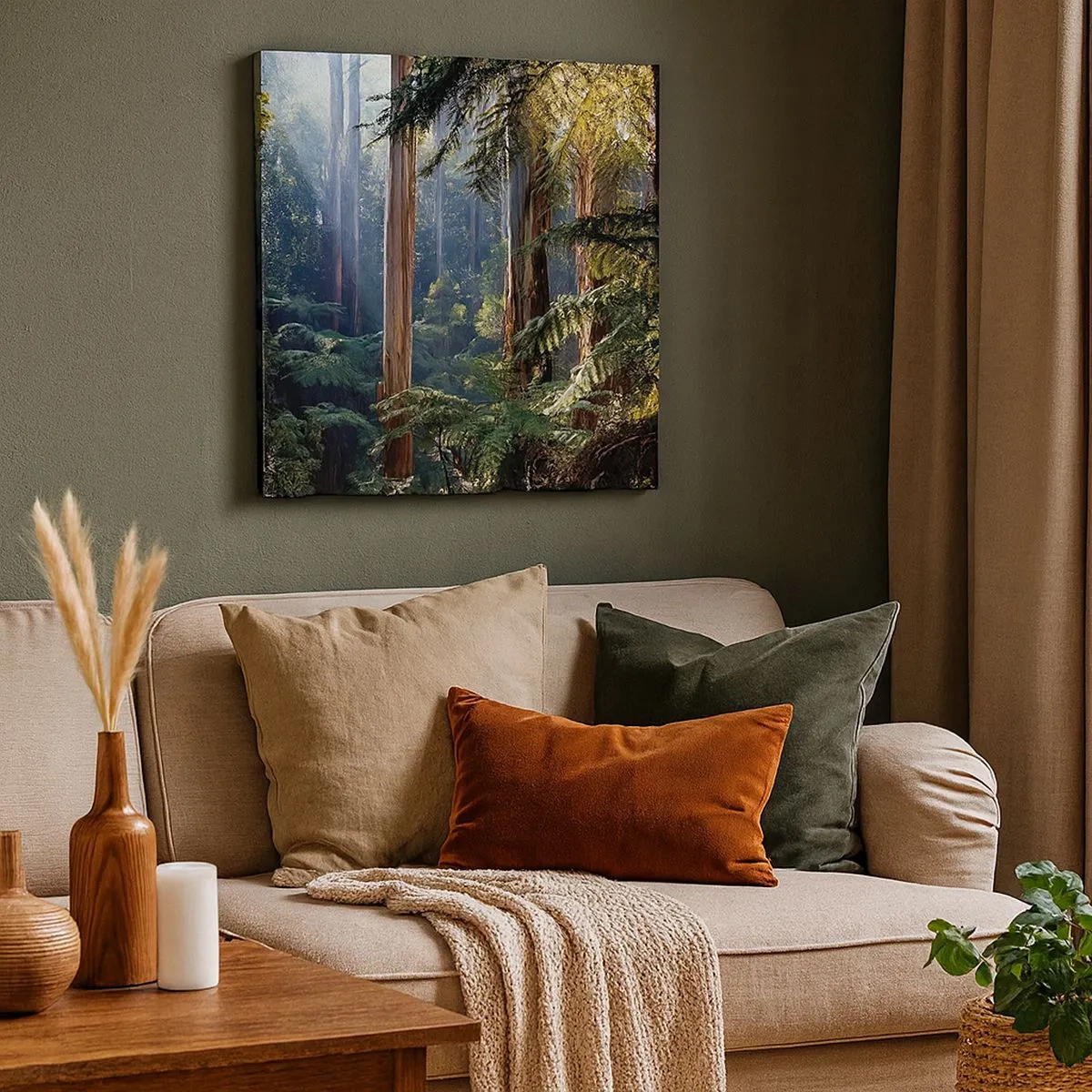 Obraz na plátně - Povídka lesa - 30x30 cm