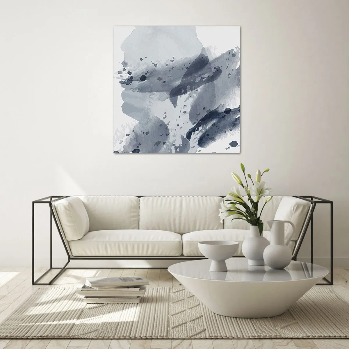 Obraz na skle - Studie o povaze vody - 60x60 cm