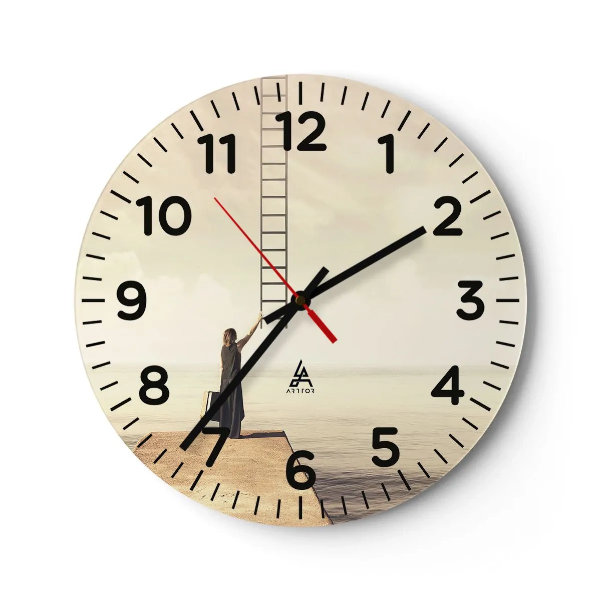 Nástěnné hodiny - Magická cesta - 40x40 cm