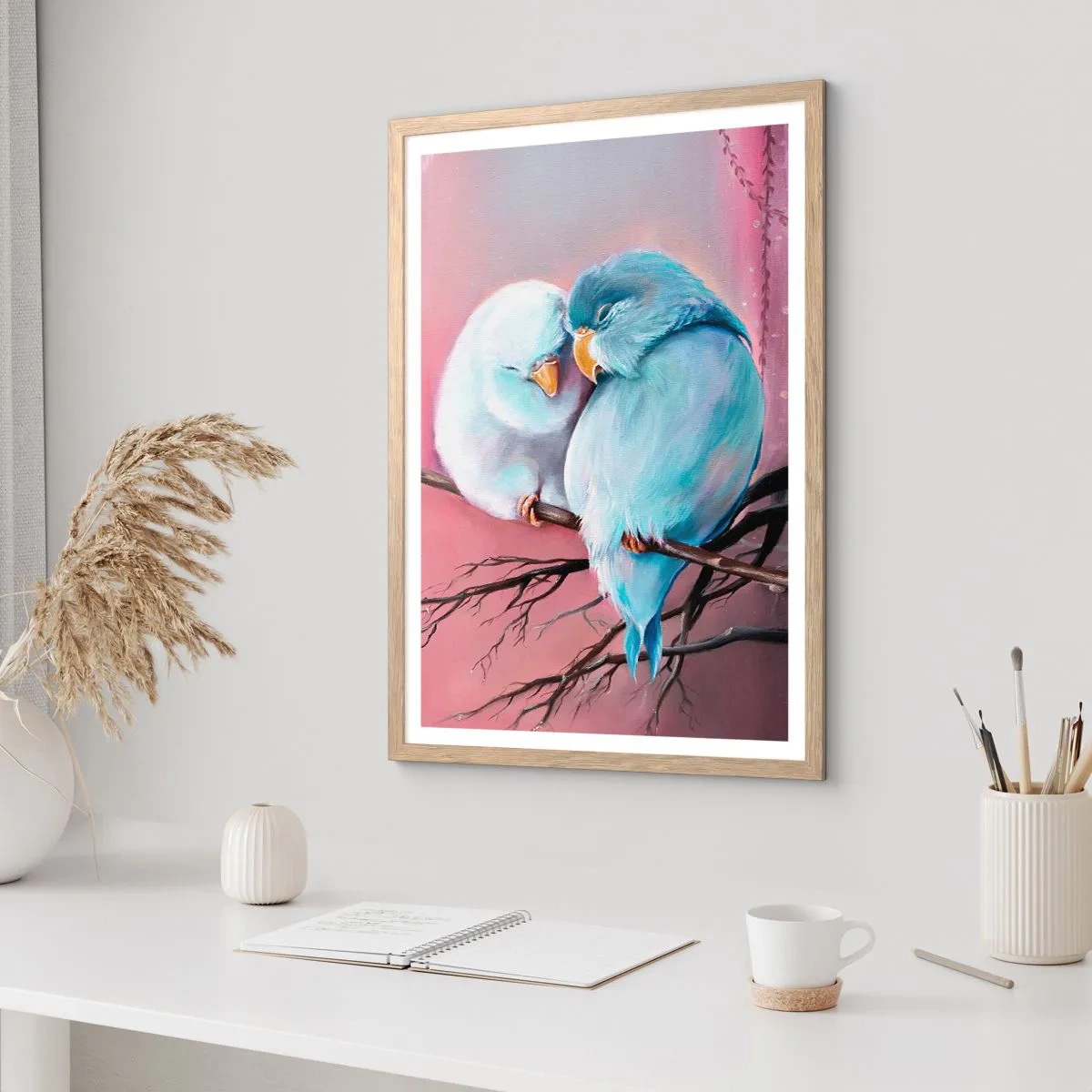 Plakát v rámu světlý dub - Co k tomu dodat?… - 61x91 cm