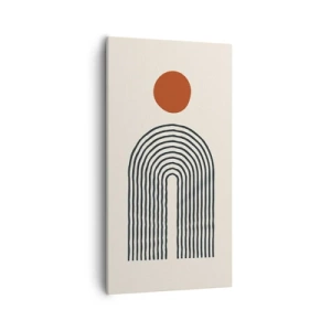 Obraz na plátně - Magnetismus tvarů a barev - 55x100 cm