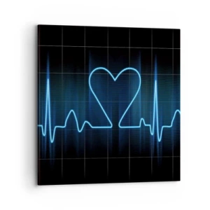 Obraz na plátně - V rytmu srdce - 70x70 cm