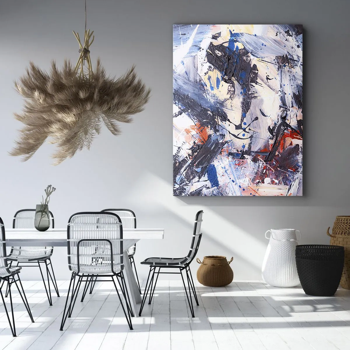 Obraz na plátně - Bláznivý tanec abstrakce - 50x70 cm