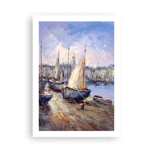 Plakát - Město u zálivu - 50x70 cm