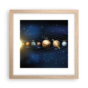 Plakát v rámu světlý dub - Jedna z deseti - 30x30 cm