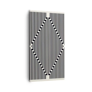 Obraz na plátně - Geometrická iluze - 55x100 cm