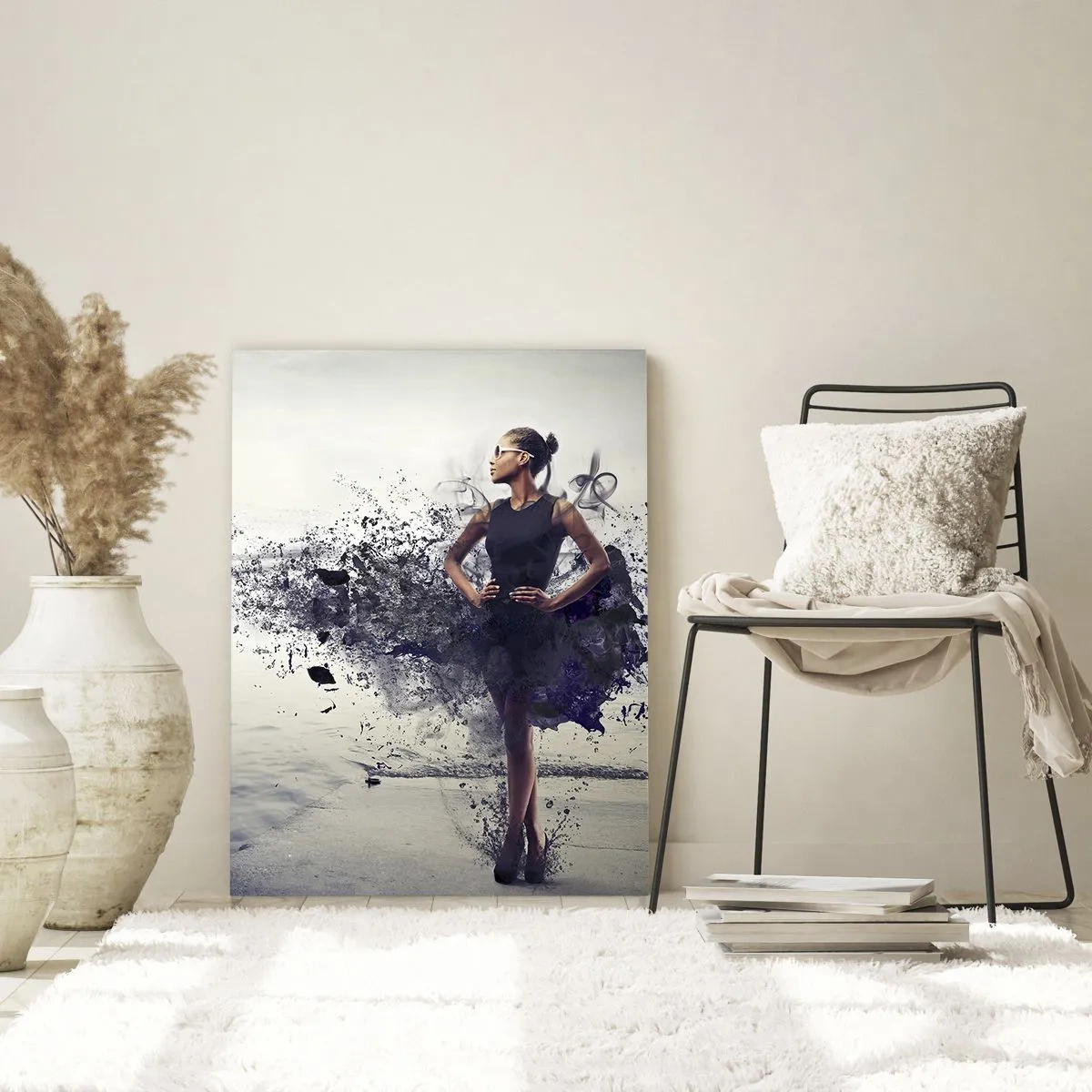 Obraz na skle - Africká Venuše - 50x70 cm