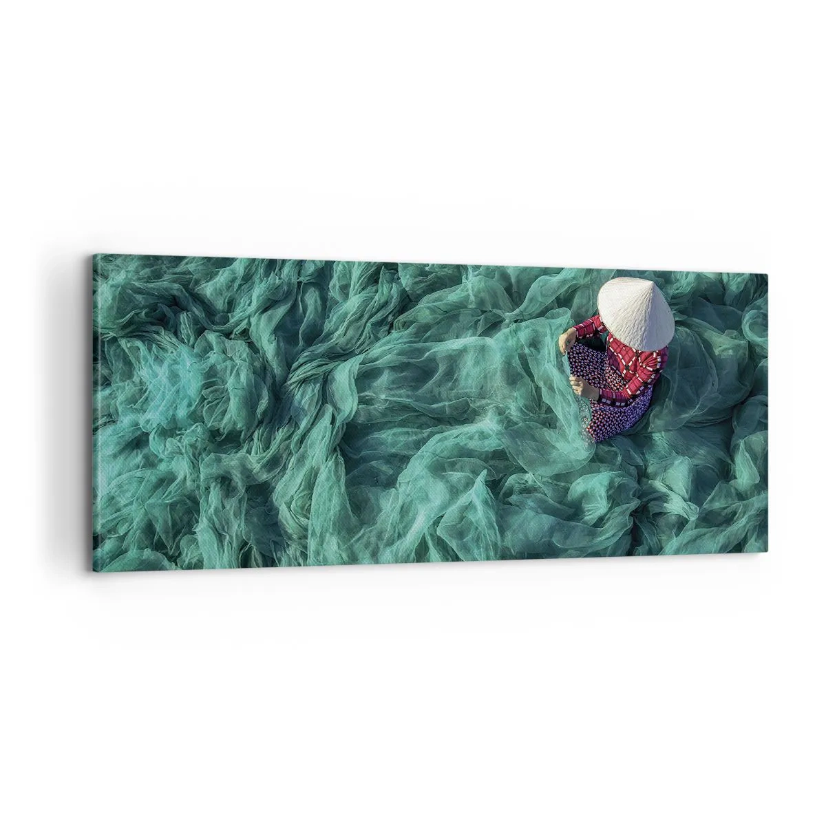 Obraz na plátně - V moři sítí - 100x40 cm