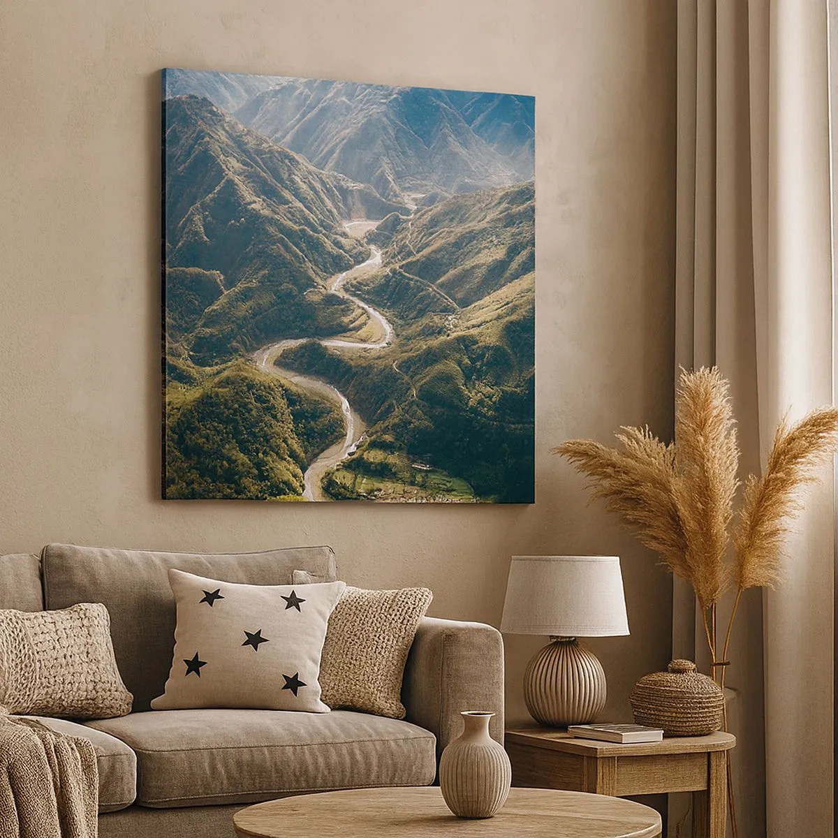 Obraz na plátně - Přímo ze srdce hor - 30x30 cm