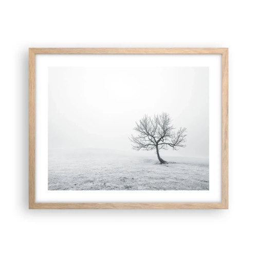 Plakát v rámu světlý dub - Proti nicotě - 50x40 cm