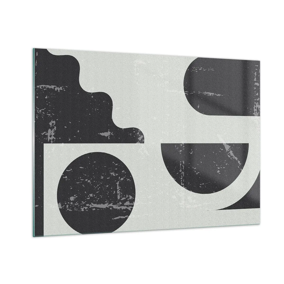 Obraz na skle - Kompozice nad a pod - 100x70 cm