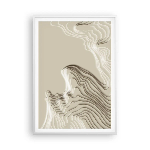 Plakát v bílém rámu - Topografie umění - 70x100 cm