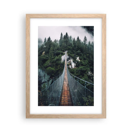 Plakát v rámu světlý dub - Pouze pro orly - 30x40 cm