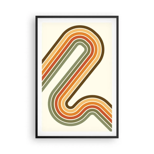 Plakát v černém rámu - Kličkování do cíle - 61x91 cm