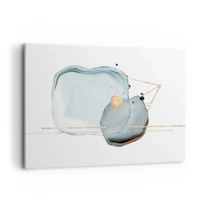 Obraz na plátně - Studie kapky - 100x70 cm