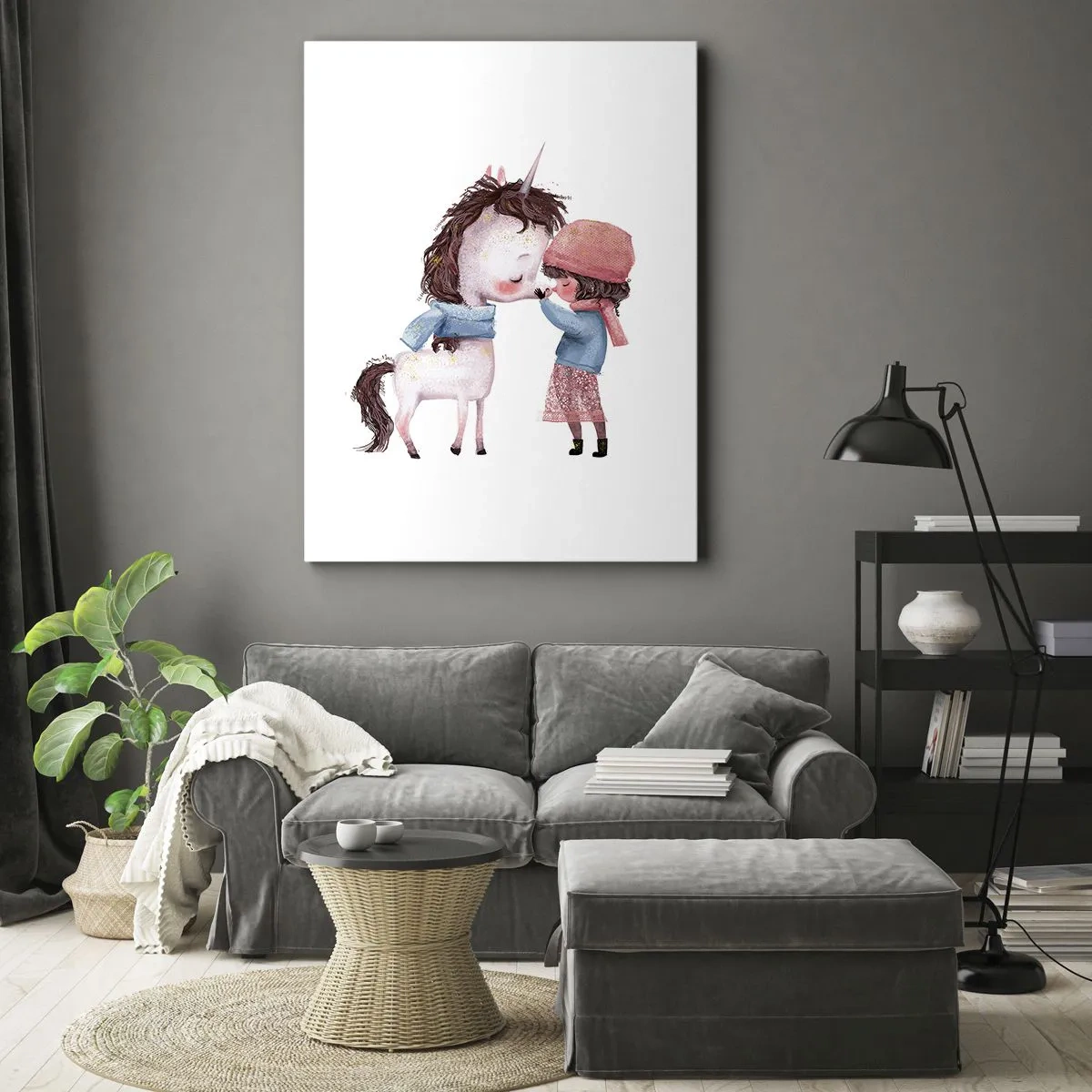 Obraz na plátně - Zimní příběh - 50x70 cm
