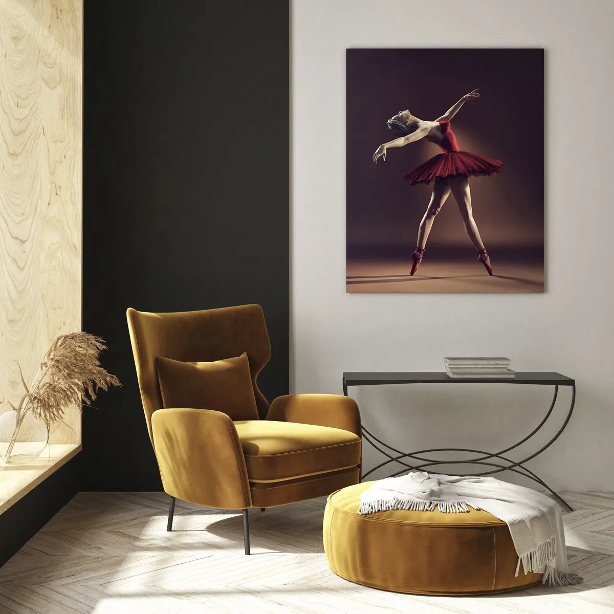 Obraz na skle - Prima balerína - 50x70 cm