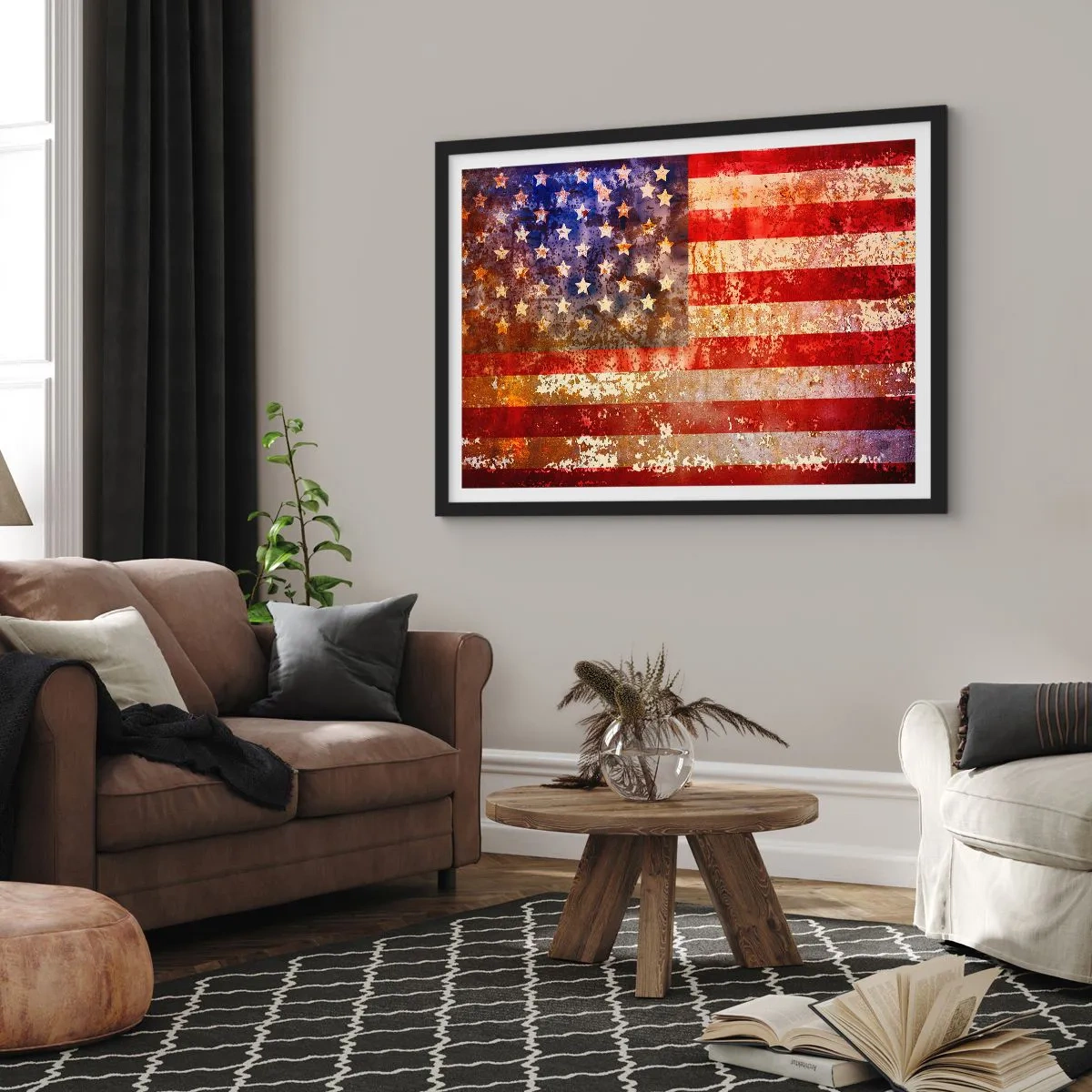 Plakát v černém rámu - Chvála nepomíjí - 100x70 cm