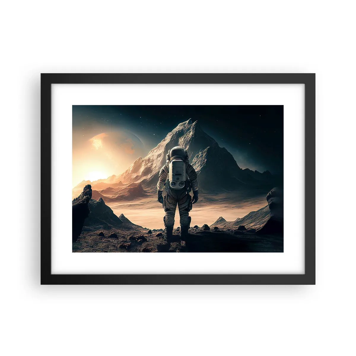 Plakát v černém rámu - Nová výzva - 40x30 cm