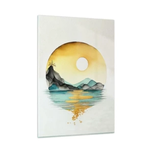 Obraz na skle - V kruhu krásy - 50x70 cm