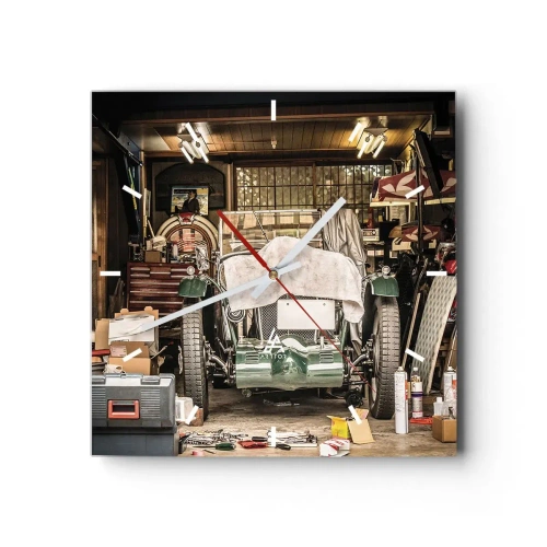 Nástěnné hodiny - Zpět do minulosti - 40x40 cm