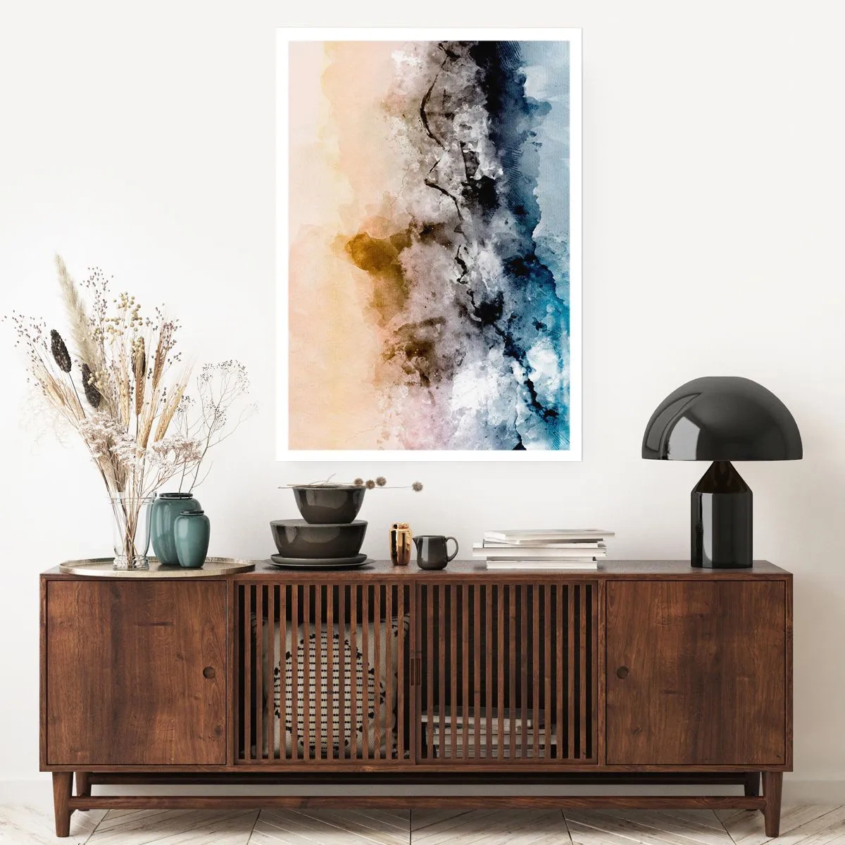 Plakát - Ponořené do mračna mlhy - 50x70 cm