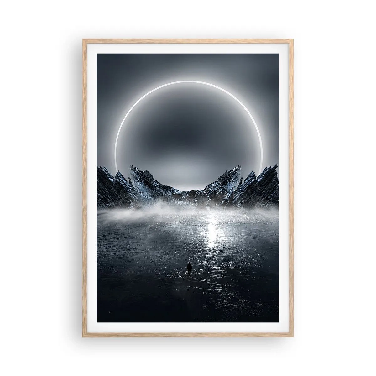 Plakát v rámu světlý dub - Finále příběhu - 70x100 cm