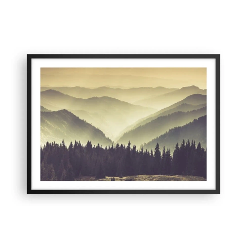 Plakát v černém rámu - Za sedmero horami… - 70x50 cm