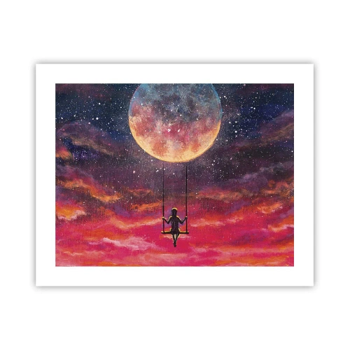 Plakát - Stavět si vzdušné zámky - 50x40 cm