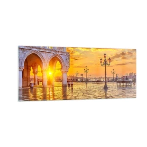Obraz na skle - Kde jsou všichni? - 100x40 cm